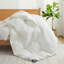 Édredon en duvet de coton biologique - 90% duvet de canard blanc, housse de couette d'été légère et respirante-125566179