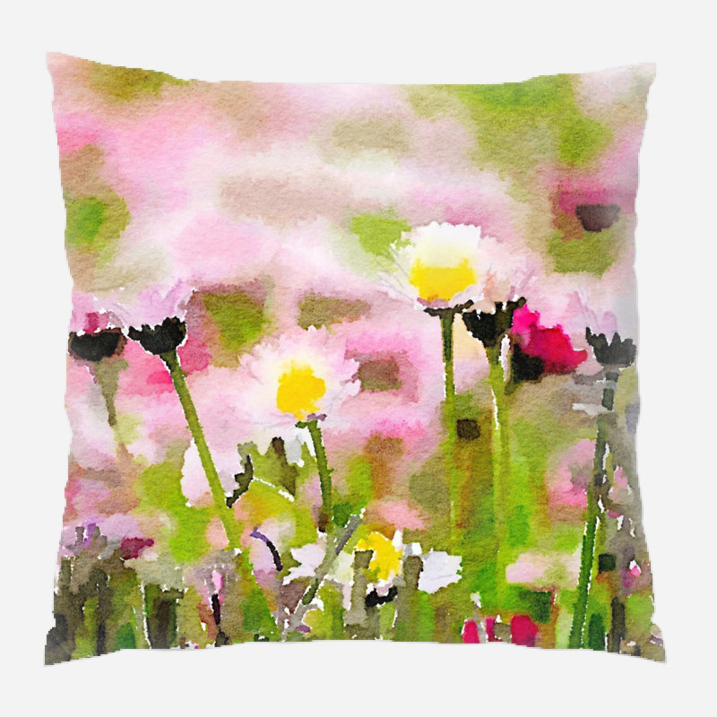  Housse de coussin carré et insert, Intérieur, Microsuède