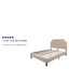 Base de lit plateforme tapissier arquée avec capitonnage Aluino - Aucun sommier tapissier requis-28940814-28940808