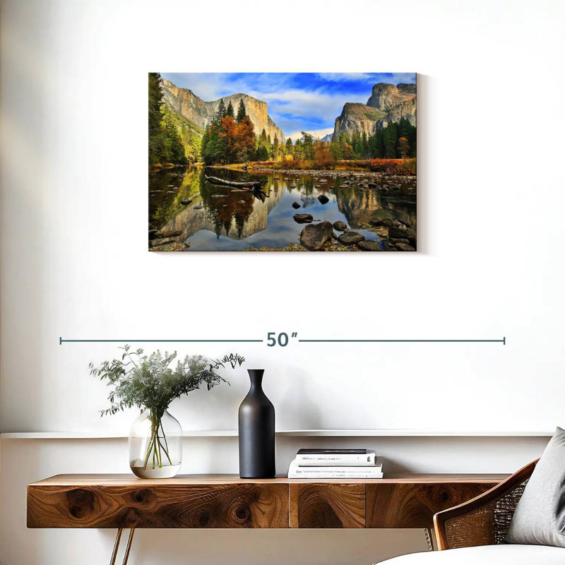 Paysage de la rivière Alvord Merced, H 20 po x l 30 po
