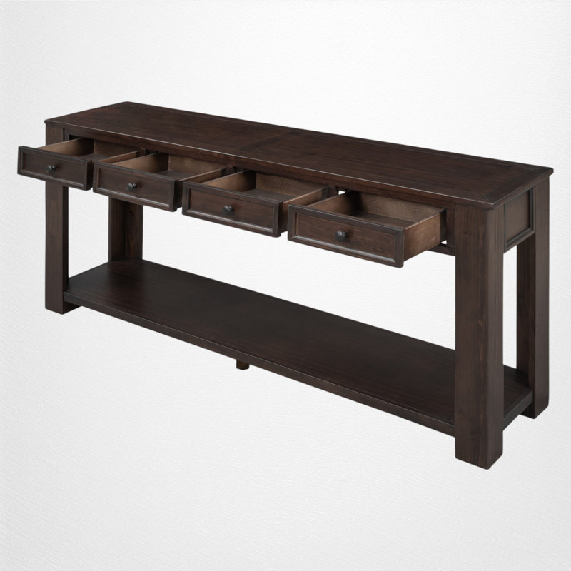Hagberg 64.23'' Console Table, Espresso