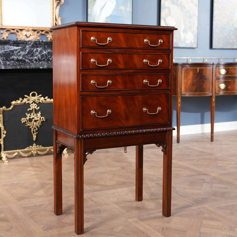 Ringling Solid Wood 4 -Drawer Accent Chest
