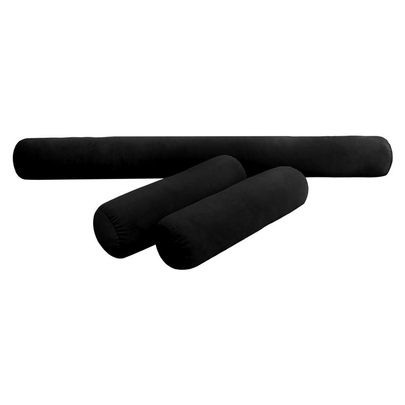 Solid Colour Pillow Cover, Black