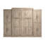 Grand lit mural Arlex de 115 W avec unités de rangement de 25 W avec portes-88513620