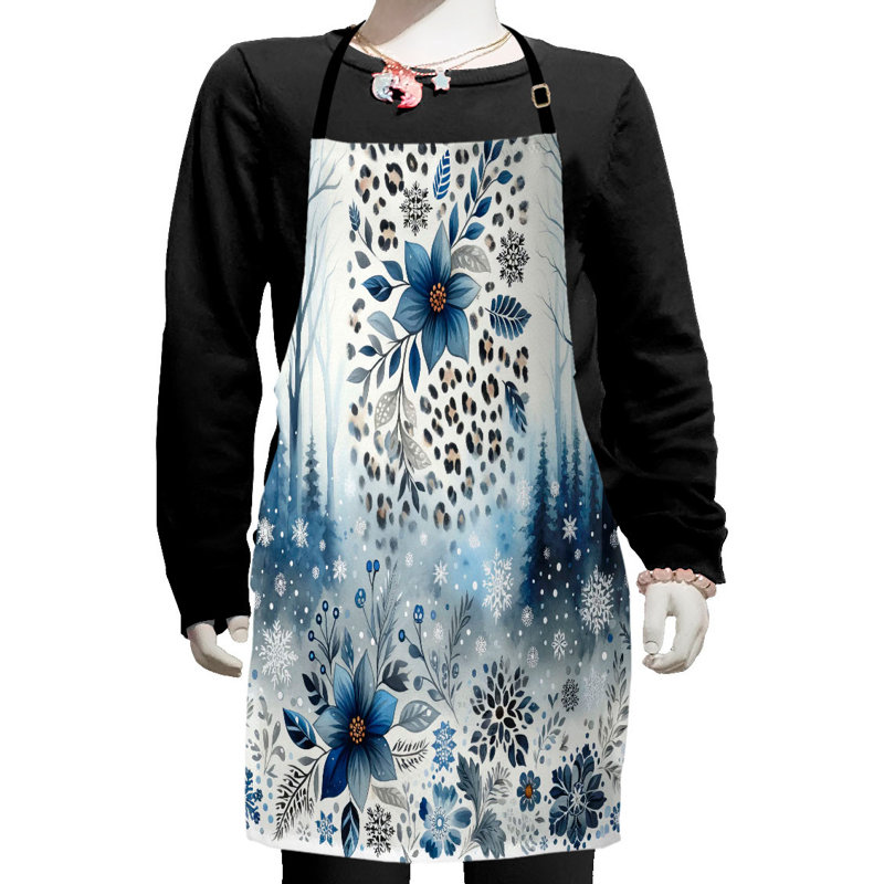 No Pattern Bib Apron
