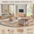 Abrianna 23.6" Modern End Table, 2-Tier Side Table with Charging Station & Open Storage Shelf, Curved Profile Design-1085690257-1085690259
