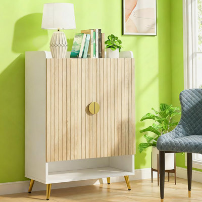 Armoire à chaussures en bois à 7 niveaux