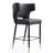 Holguin Mid-Century Modern Vegan Leather Upholstered Solid Wood Counter Stool in Graphite-1489710411-1593965480-1489733285