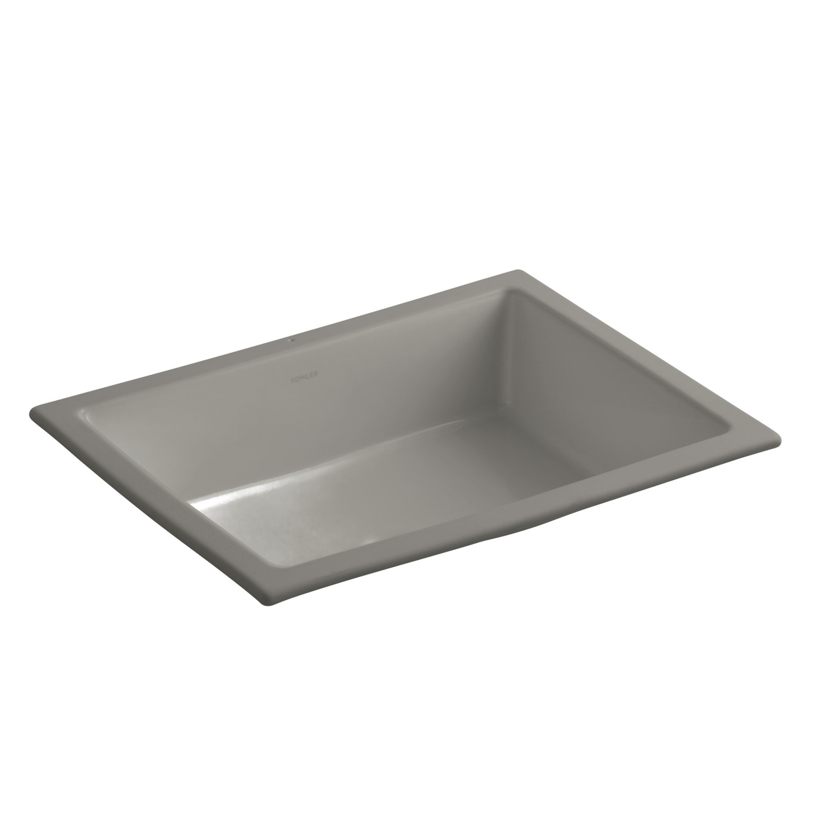 Verticyl Rectangular Undermount Bathroom Sink with Overflow, Cashmere