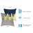  Outdoor Square Pillow Cover & Insert