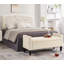 Banc de rangement rembourré capitonné avec accoudoirs-61185529