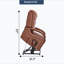 Fauteuil inclinable Power Leatheraire Lift-2063735527