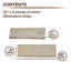 Tablette en bois massif 2 pièces Arzilla