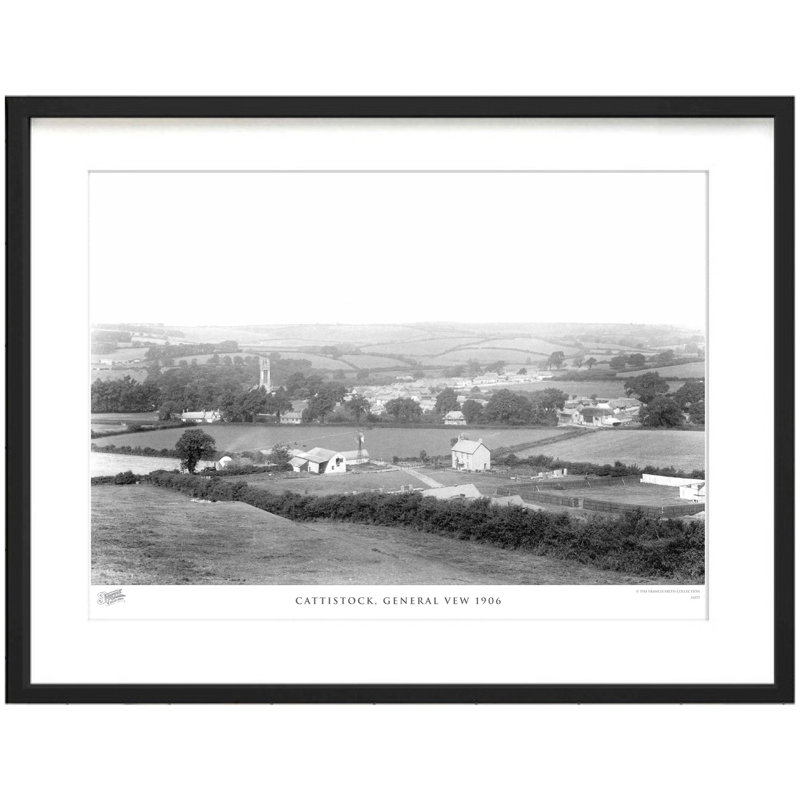 Cattistock, General Vew 1906 by Francis Frith - Single Picture Frame Print, 60cm H x 80cm W x 2.3cm D