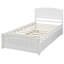 Lit plateforme simple avec lit gigogne-519530268