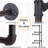 4 Tier Farmhouse D.I.Y Iron Pipe Shelf Wall Mount Open Bookshelf (Wooden board not included)-1672213507