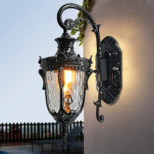 Vintage Lantern Style Wall Mount Lamp