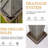 12X20FT Gazebo Aluminum, Mosquito Net For Outdoor Use With Galvanized Steel Double Roof -123218971-123218972
