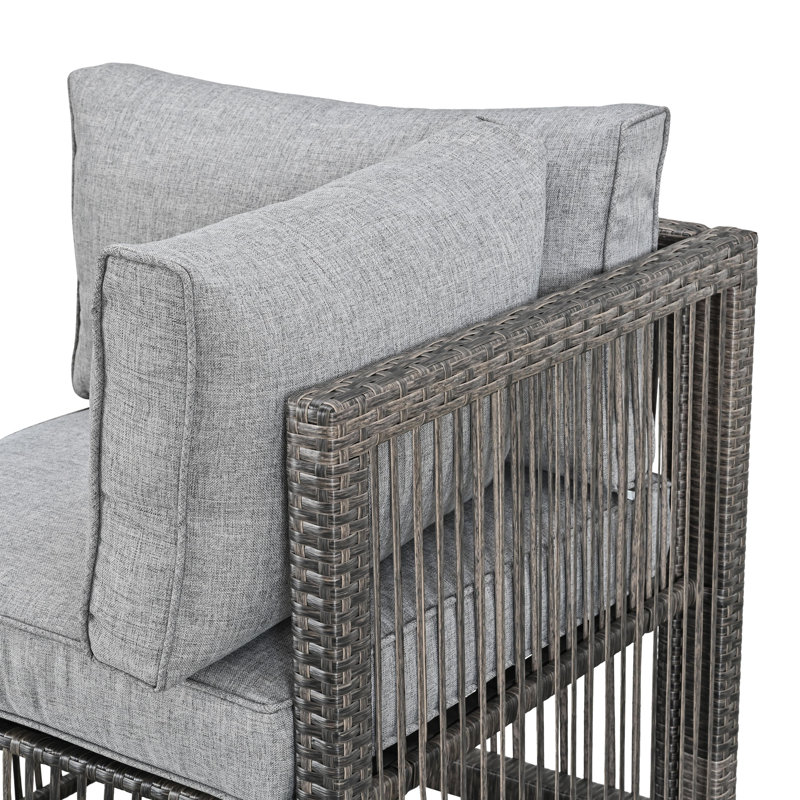 Adelfa Wicker Outdoor Lounge Chair