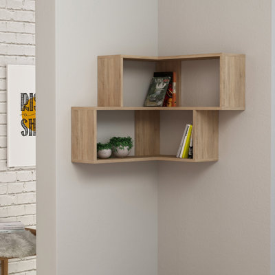 Oswego Floating Corner Shelf