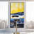 Eric Swivel Upholstered Adjustable Height Counter Stool with Metal Frame-67850916