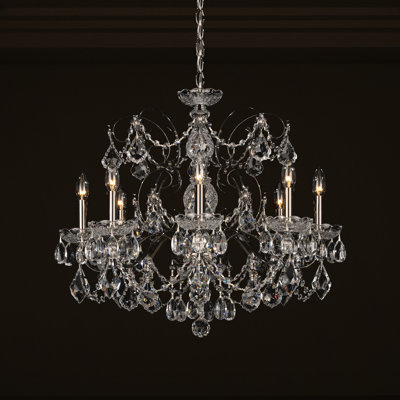 Century 8 - Light Candle Style Chandelier