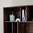 High quality black walnut bookcase