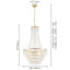 Lustre empire 3 lumières Aureline