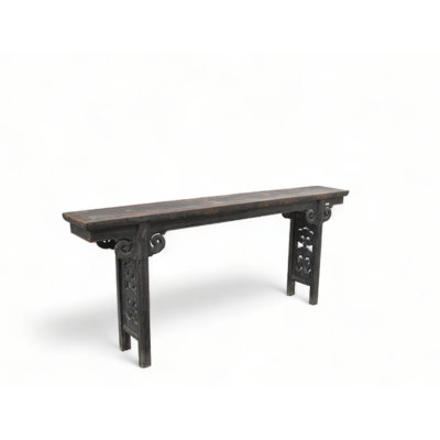 Ruyi 83.9'' W Solid Wood Console Table