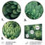 «Green Mums in Bloom» - art mural floral en métal dans le salon-764791211