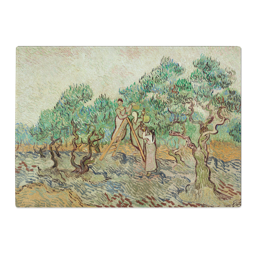 The Olive Orchard by Vincent Van Gogh Chopping Board