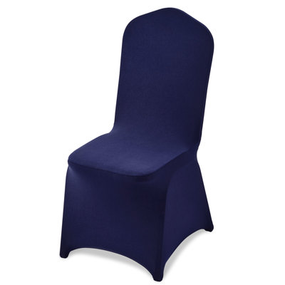 Chair Covers, Polyester Spandex Chair Cover, Stretch Slipcovers for Wedding Party Dining Banquet Flat-Front Chair Covers, Fits Chair Measures up to 20.08 x 17.72 x 37.4 inch