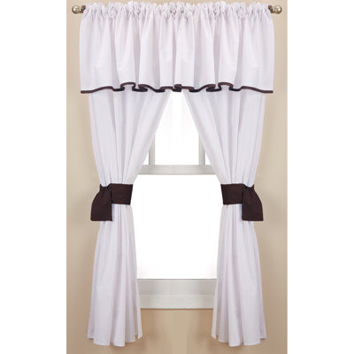 Vilray Cotton Blend Sheer Curtain Pair