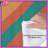 Orange Teal Stripes Comforter-128503424