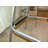 Beige Bar Stool with Wooden Seat
