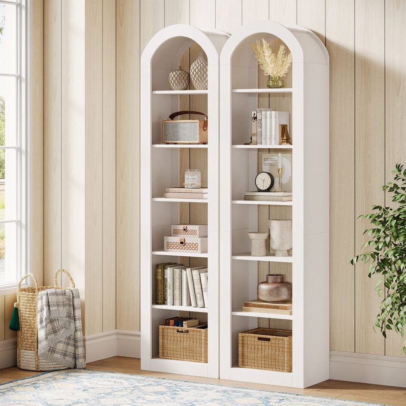 190cm H x 50cm W Standard Bookcase, White
