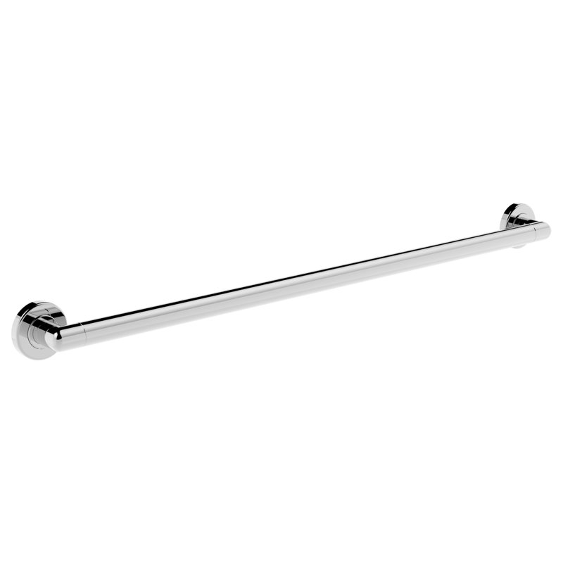 Kubic Grab Bar, 36" W, Polished Chrome