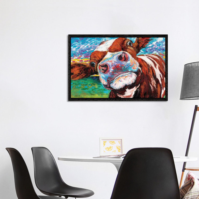 Carolee Vitaletti - Print on Canvas, 66.04 cm H x 45.72 cm W x 4.445 cm W, Black Floater Framed