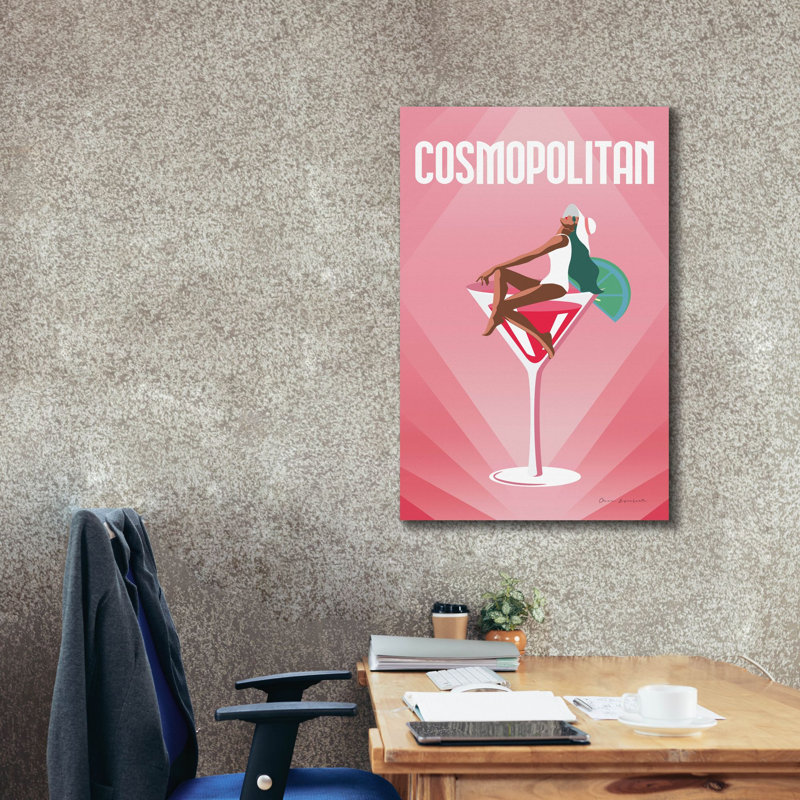 Epic Graffiti 'Cosmopolitan' by Omar Escalante Canvas Wall Art, 40" H x 26" W