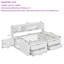 Lit double avec tiroir et tablette-1745441887