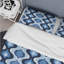 Ensemble de housse de couette moderne bleu et blanc Ogee Patten-109156453