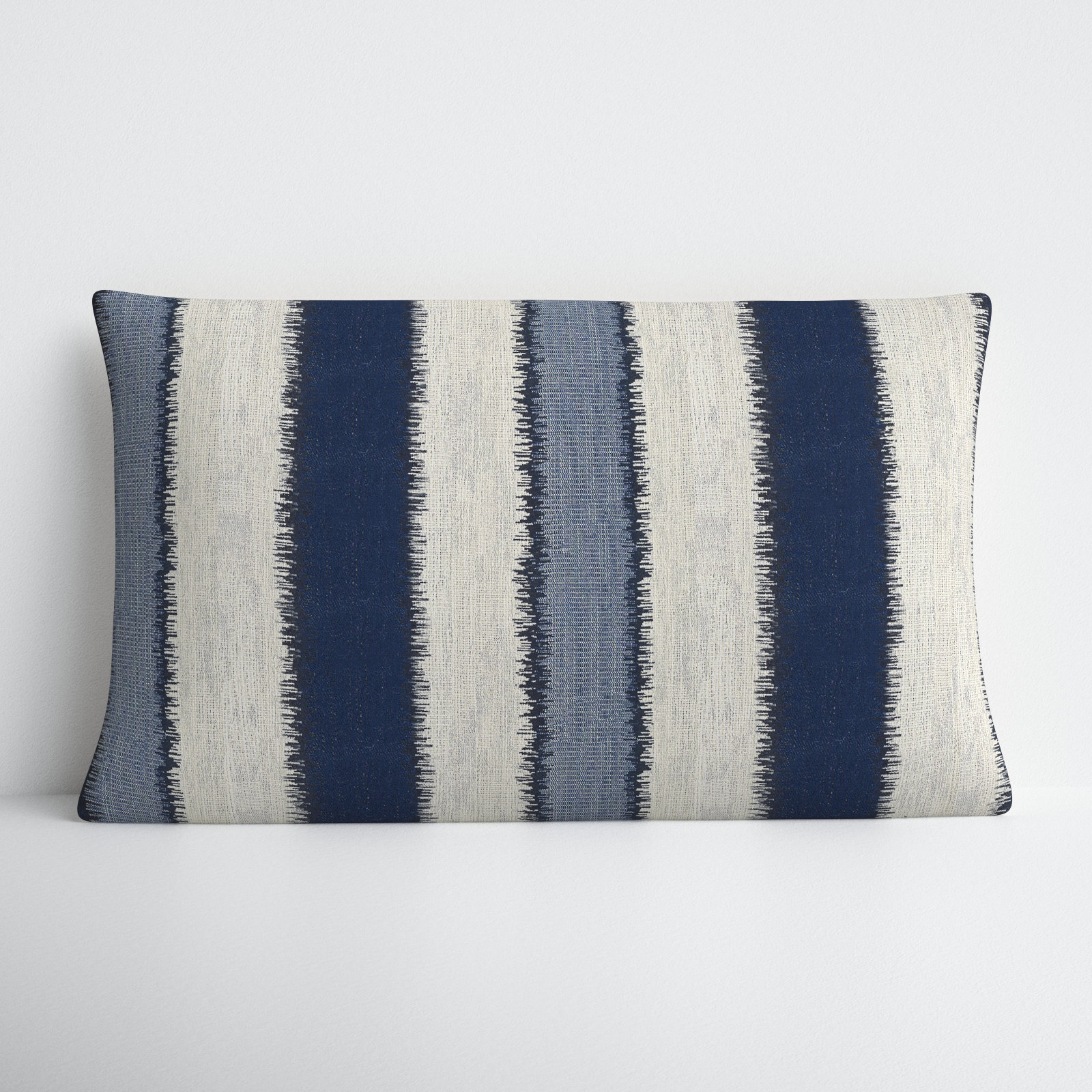 Cindi Striped Lumbar Pillow Cover, Polyester/Polyfill