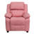 Degeorge Deluxe Padded Contemporary Kids Recliner with Storage Arms-197210590