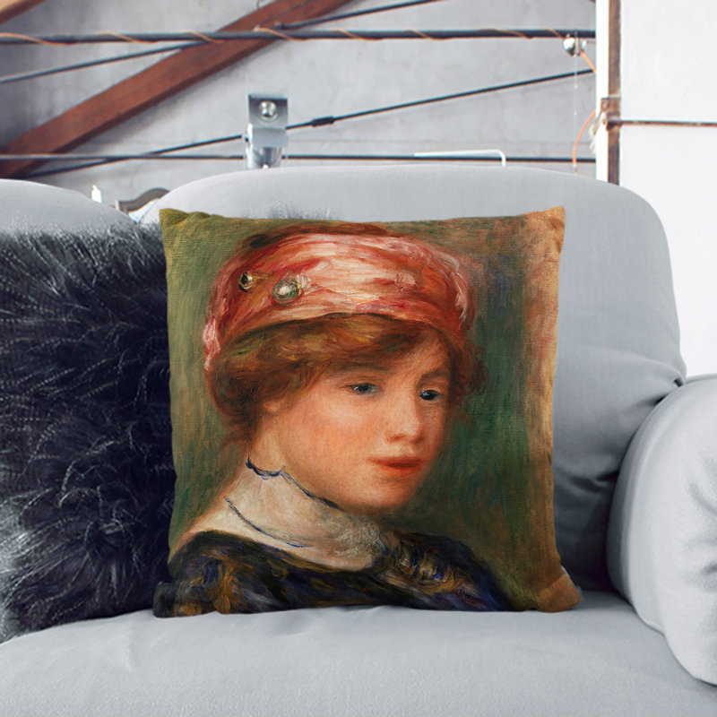 Portrait of a Woman Vol.2 Scatter Cushion, 40cm H x 40cm W x 15cm D
