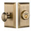 Nostalgic Warehouse Studio Plate Single Cylinder Deadbolt-879943198