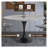 Heatherton 48" Round Dining Table with Sintered Stone Top and Black Steel Pedestal Base Kitchen Table Seats 2-6 Person-1453664366