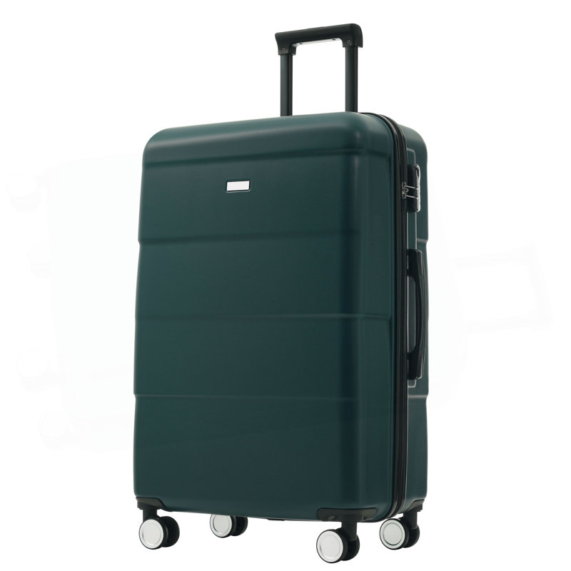Valise à roulettes doubles 3 pièces Hardshell, Dark Green