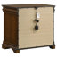 Leonide Brown Cherry 2-drawer Nightstand