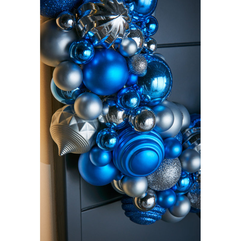 60cm Wreath, Blue