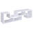White Convertable Bookcase